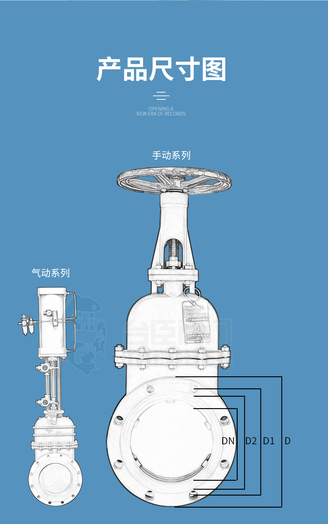 刀型閘閥尺寸圖 刀型閘閥尺寸圖